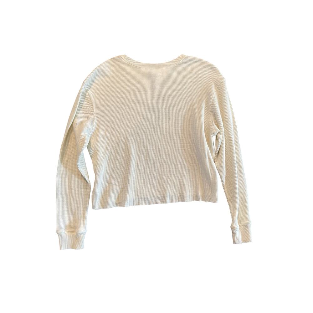 NASA 1981 Waffle Knit Thermal Top Women’s Large Long Sleeve - Picture 3 of 5